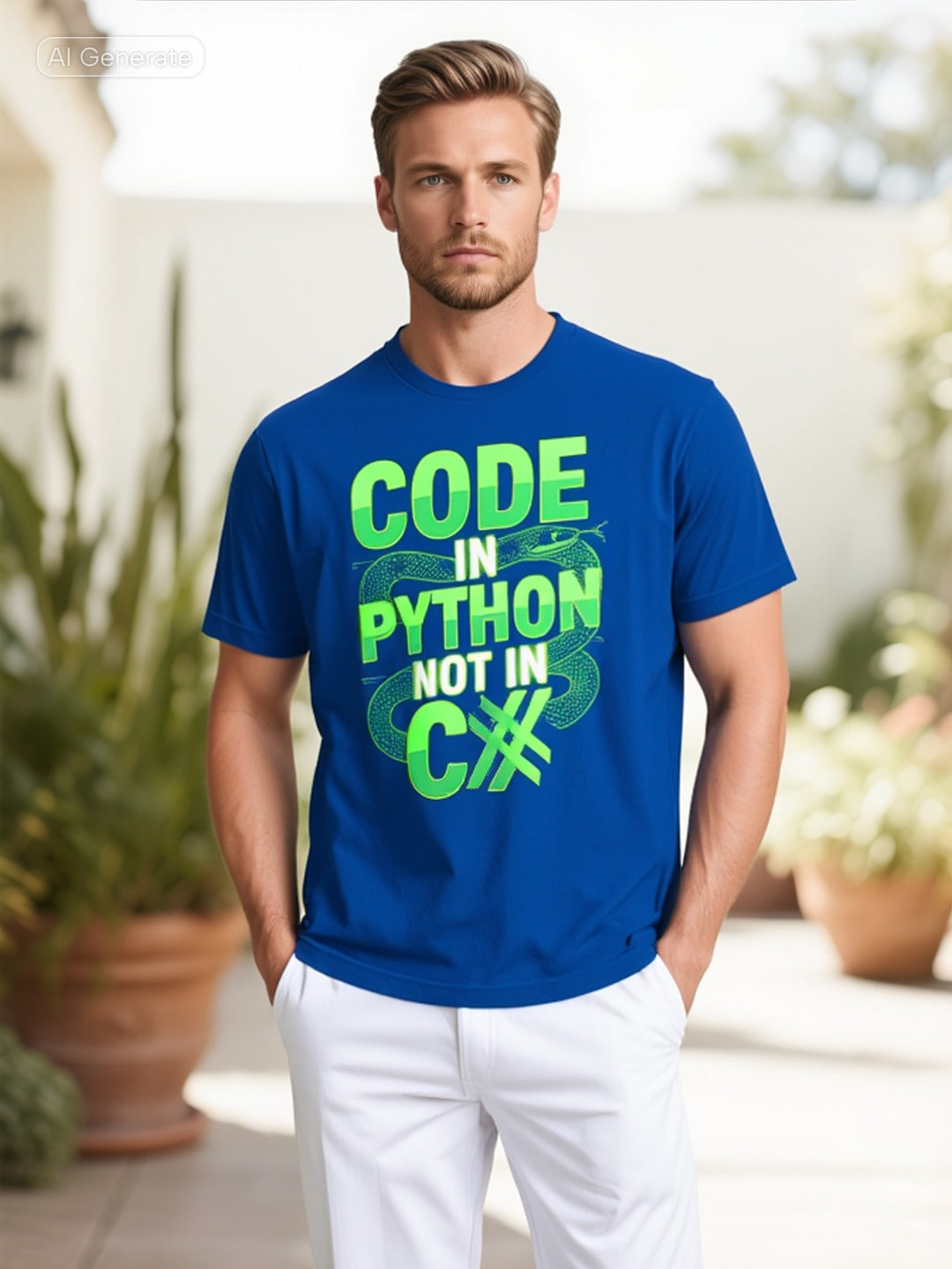 Code in Python t-shirt