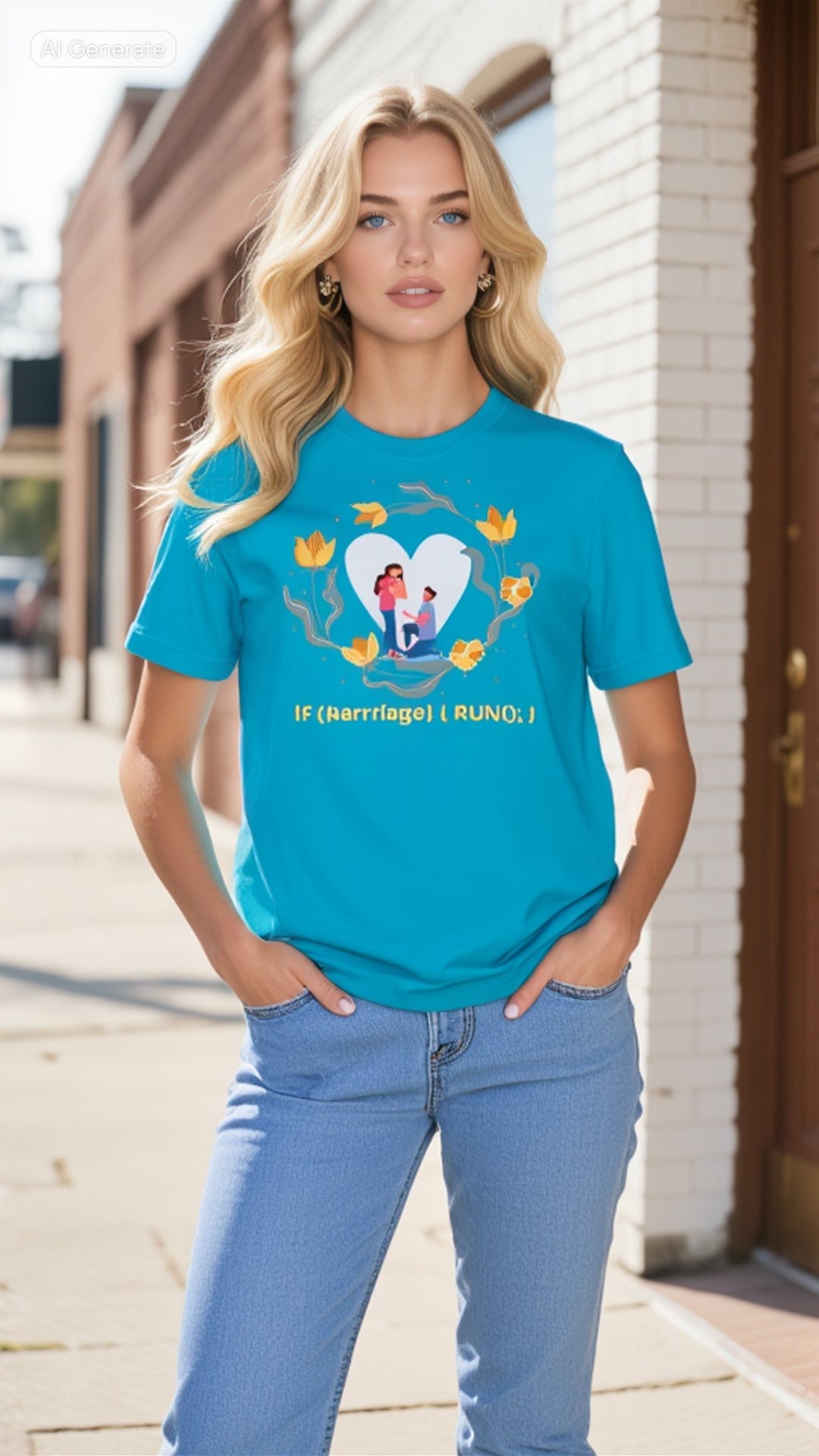 If Marriage, Run - t-shirt
